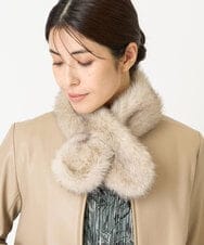 KS3AA04024 a.v.v(アー・ヴェ・ヴェ) エコファークロスティペット ベージュ