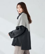 KS3AD01029 a.v.v(アー・ヴェ・ヴェ) 三角ニットストール アイボリー