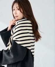 KS3AD01029 a.v.v(アー・ヴェ・ヴェ) 三角ニットストール アイボリー