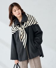KS3AD01029 a.v.v(アー・ヴェ・ヴェ) 三角ニットストール アイボリー