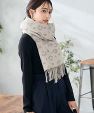 KS3AD07029 a.v.v(アー・ヴェ・ヴェ) レオパードストール ベージュ