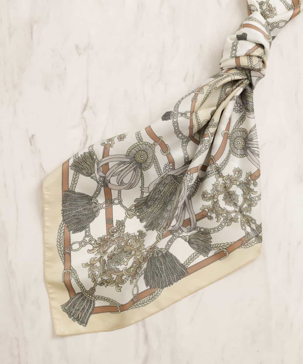 アーヴェヴェ A V V チェーン柄スカーフ Ks3fp029 M グリーン Southwestne Com