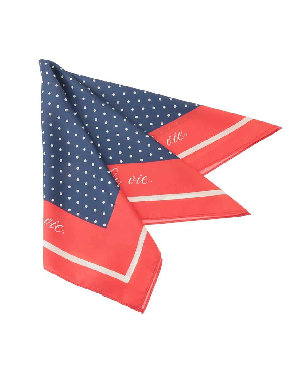 KS3GD01034 a.v.v(アー・ヴェ・ヴェ) シルクスカーフ アイボリー