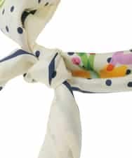 KS3GD01034 a.v.v(アー・ヴェ・ヴェ) シルクスカーフ アイボリー