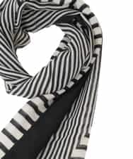 KS3GD02029 a.v.v(アー・ヴェ・ヴェ) 大判ストール ブラック