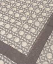 KS3GD03029 a.v.v(アー・ヴェ・ヴェ) 大判ストール グレー