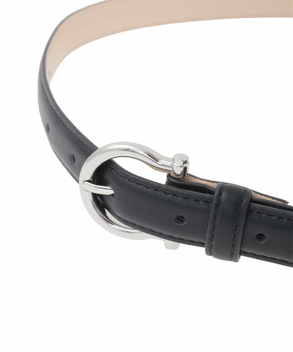 KS4GD02034 a.v.v(アー・ヴェ・ヴェ) 馬蹄バックルベルト ブラック