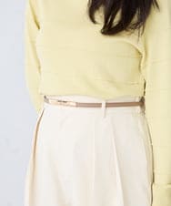 KS4GD04034 a.v.v(アー・ヴェ・ヴェ) 【雑誌InRed(宝島社)4月号掲載】ビットベルト グレージュ