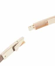 KS4GD04034 a.v.v(アー・ヴェ・ヴェ) 【雑誌InRed(宝島社)4月号掲載】ビットベルト グレージュ