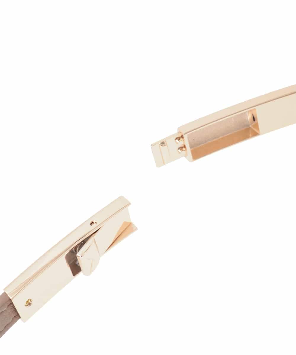 KS4GD04034 a.v.v(アー・ヴェ・ヴェ) 【雑誌InRed(宝島社)4月号掲載】ビットベルト グレージュ