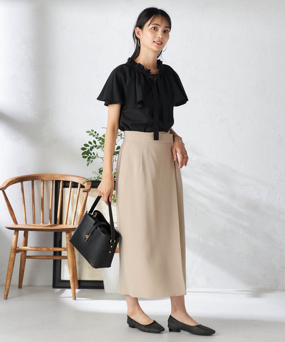 KS5AD04059 a.v.v(アー・ヴェ・ヴェ) ビットハンドバッグ グレージュ