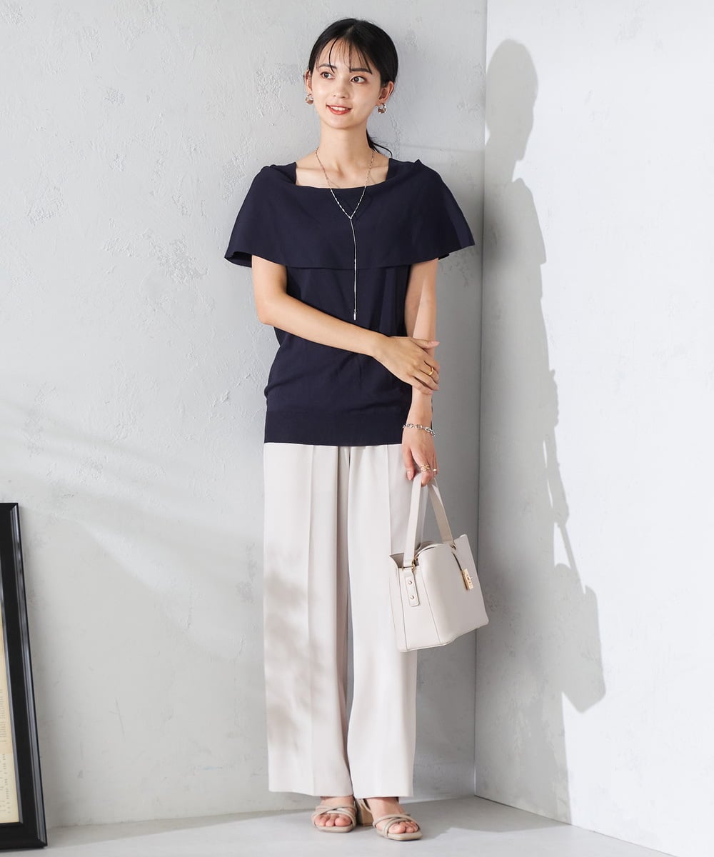 KS5AD04059 a.v.v(アー・ヴェ・ヴェ) ビットハンドバッグ グレージュ