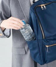 KS5AD11059 a.v.v(アー・ヴェ・ヴェ) 【多機能/A4収納可能】ナイロンリュック ネイビー