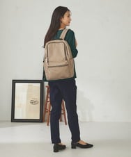 KS5AD11059 a.v.v(アー・ヴェ・ヴェ) 【多機能/A4収納可能】ナイロンリュック ネイビー