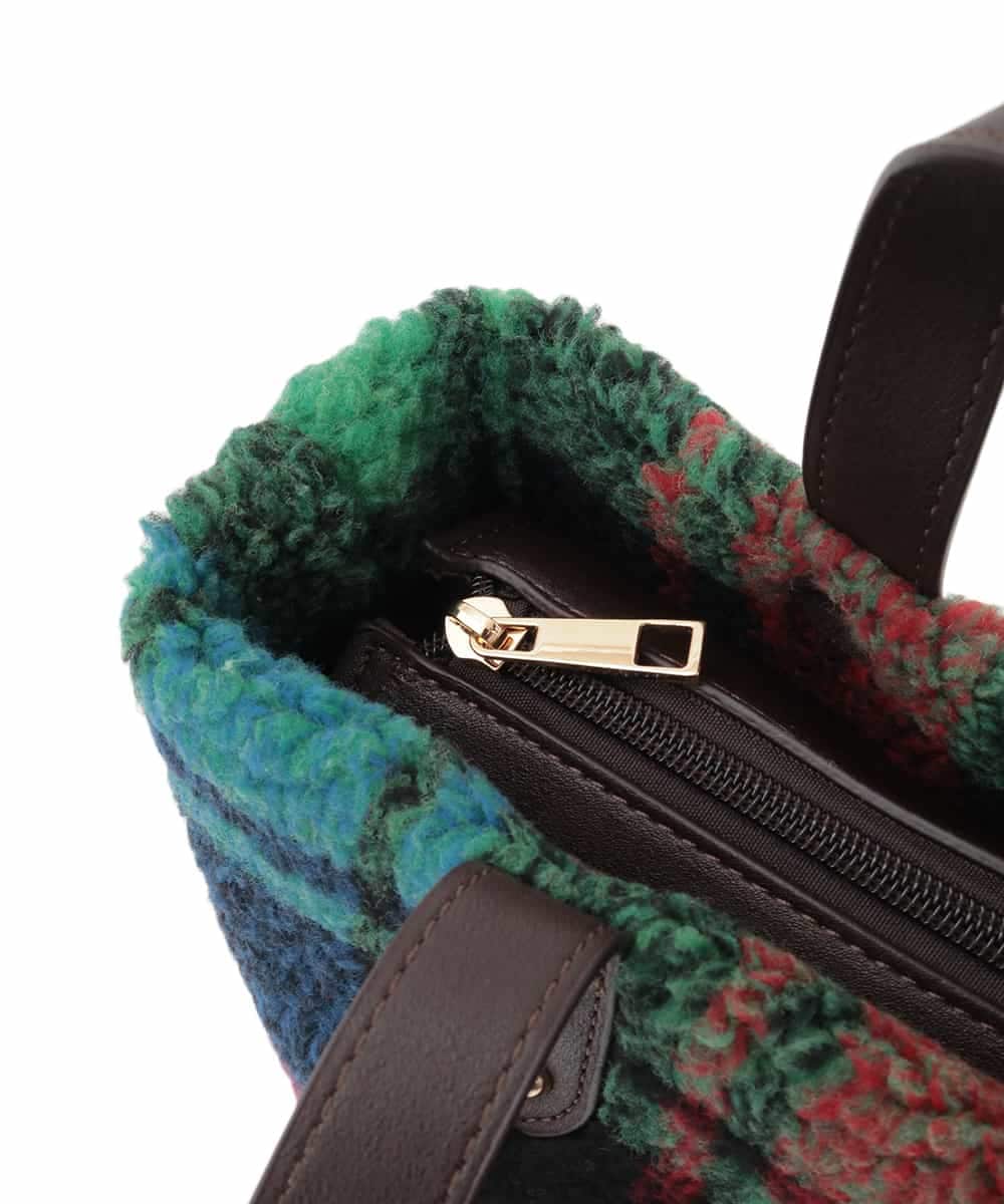 KS5AD15039 a.v.v(アー・ヴェ・ヴェ) ボアミニトート アイボリー