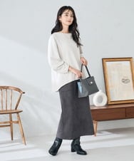 KS5AD20059 a.v.v(アー・ヴェ・ヴェ) バイカラービットバッグ アイボリー