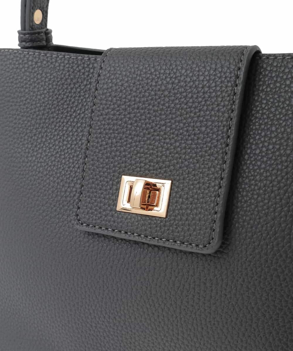 KS5AD20059 a.v.v(アー・ヴェ・ヴェ) バイカラービットバッグ ダークグレー