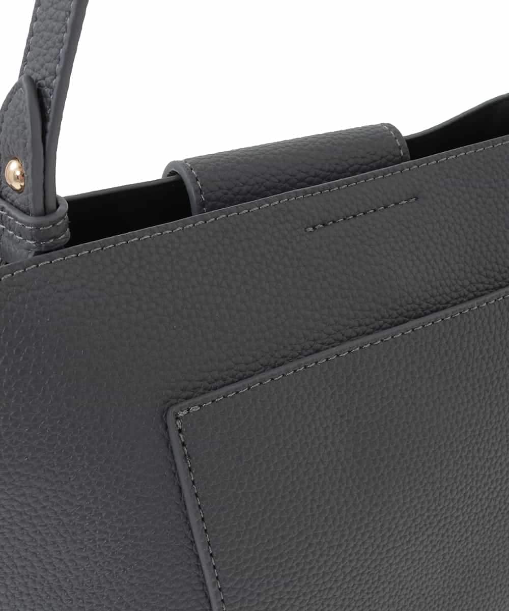 KS5AD20059 a.v.v(アー・ヴェ・ヴェ) バイカラービットバッグ ダークグレー