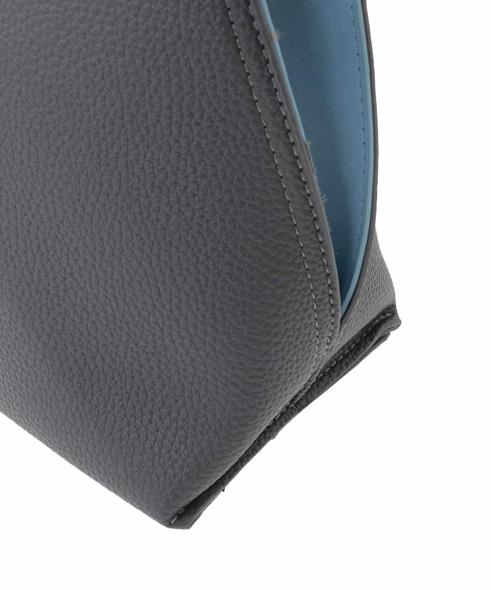 KS5AD20059 a.v.v(アー・ヴェ・ヴェ) バイカラービットバッグ ダークグレー