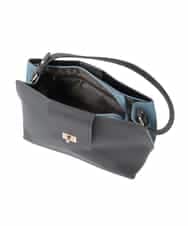 KS5AD20059 a.v.v(アー・ヴェ・ヴェ) バイカラービットバッグ ダークグレー