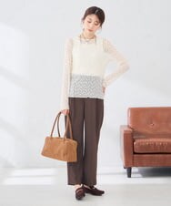 KS5AG03064 a.v.v(アー・ヴェ・ヴェ) ワイドボストンバッグ ベージュ