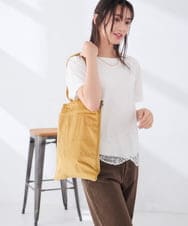 KS5AG05045 a.v.v(アー・ヴェ・ヴェ) 刺繍トートバッグ ベージュ