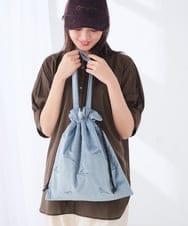 KS5AG05045 a.v.v(アー・ヴェ・ヴェ) 刺繍トートバッグ ベージュ