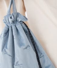 KS5AG05045 a.v.v(アー・ヴェ・ヴェ) 刺繍トートバッグ ベージュ