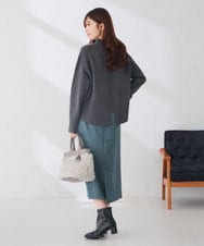 KS5AG09059 a.v.v(アー・ヴェ・ヴェ) カーリーファー トート バッグ ネイビー