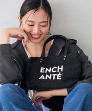 KS5AG10059 a.v.v(アー・ヴェ・ヴェ) ロゴ刺繍 トートバッグ ブラック