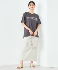 KS5GA01059 a.v.v(アー・ヴェ・ヴェ) メタリックカゴバッグ シルバー