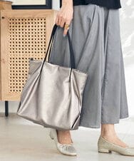 KS5GA07059 a.v.v(アー・ヴェ・ヴェ) フェイクレザートート ダークグレー