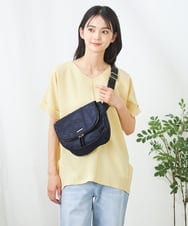 KS5GA16059 a.v.v(アー・ヴェ・ヴェ) ナイロンボディバッグ ネイビー