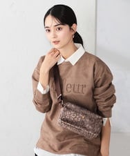 KS5GD01046 a.v.v(アー・ヴェ・ヴェ) メニ—ポケットショルダーバッグ ブラウン