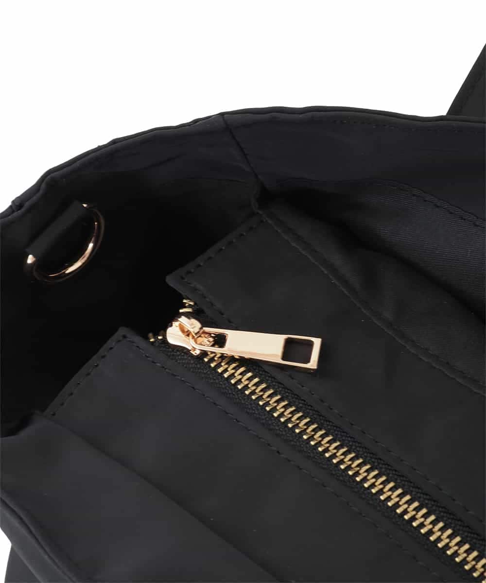 KS5GD03064 a.v.v(アー・ヴェ・ヴェ) 【A4サイズ対応】ナイロンビットトート ブラック