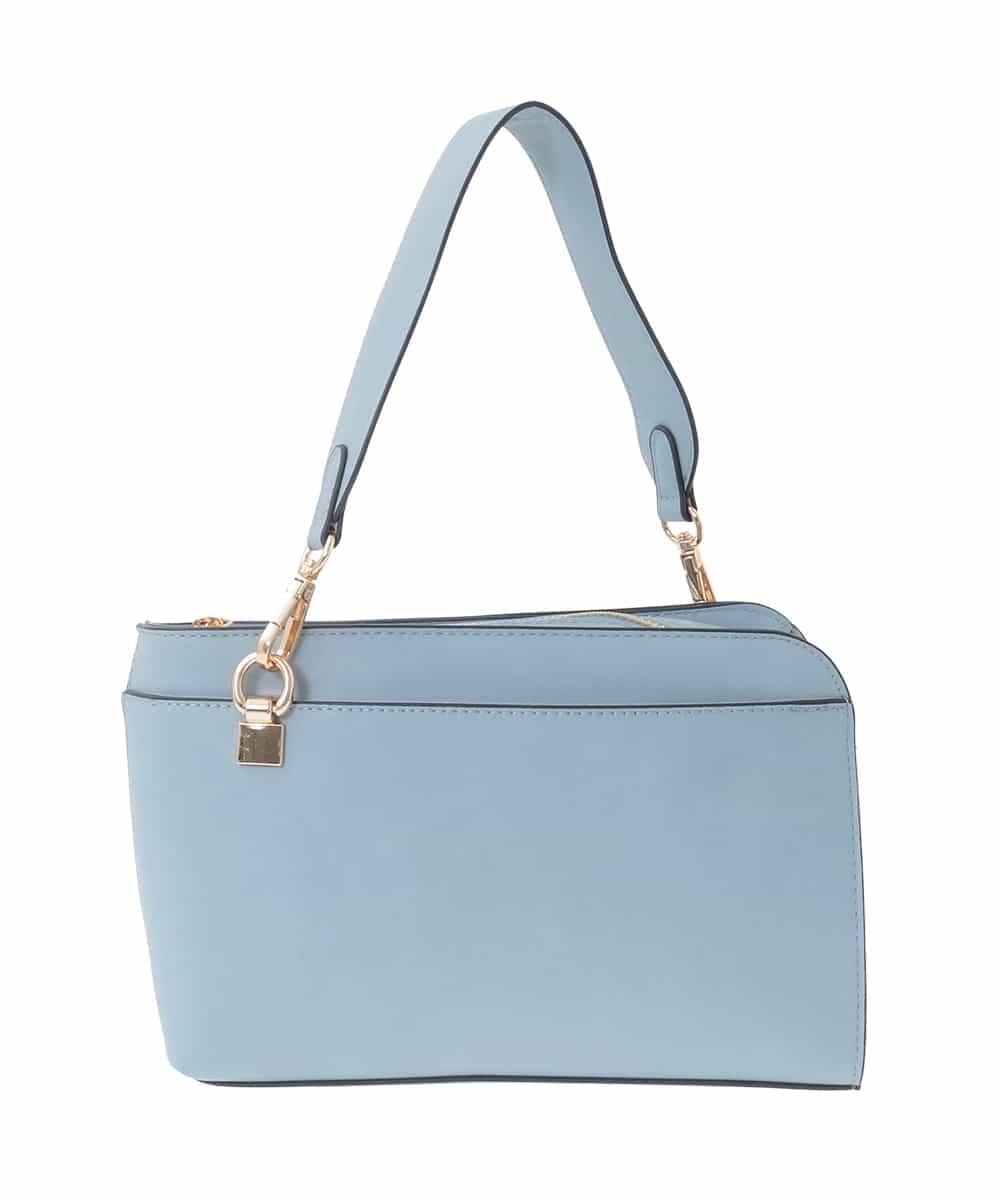 KS5GD04059 a.v.v(アー・ヴェ・ヴェ) 【雑誌InRed(宝島社)5月号掲載】アシンメトリーバッグ ライトブルー