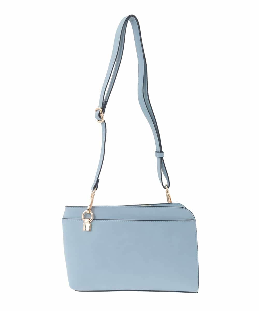 KS5GD04059 a.v.v(アー・ヴェ・ヴェ) 【雑誌InRed(宝島社)5月号掲載】アシンメトリーバッグ ライトブルー