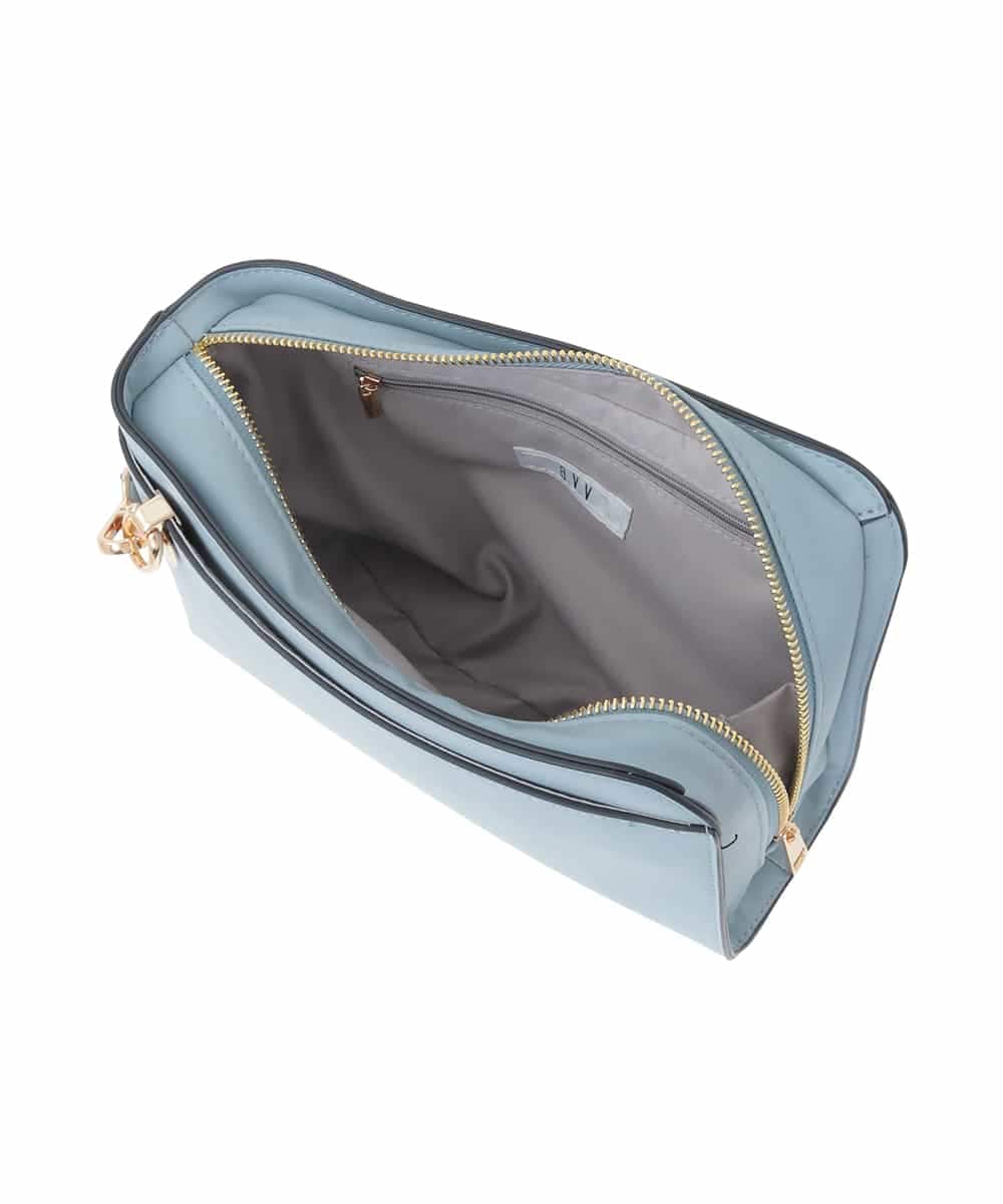 KS5GD04059 a.v.v(アー・ヴェ・ヴェ) 【雑誌InRed(宝島社)5月号掲載】アシンメトリーバッグ ライトブルー