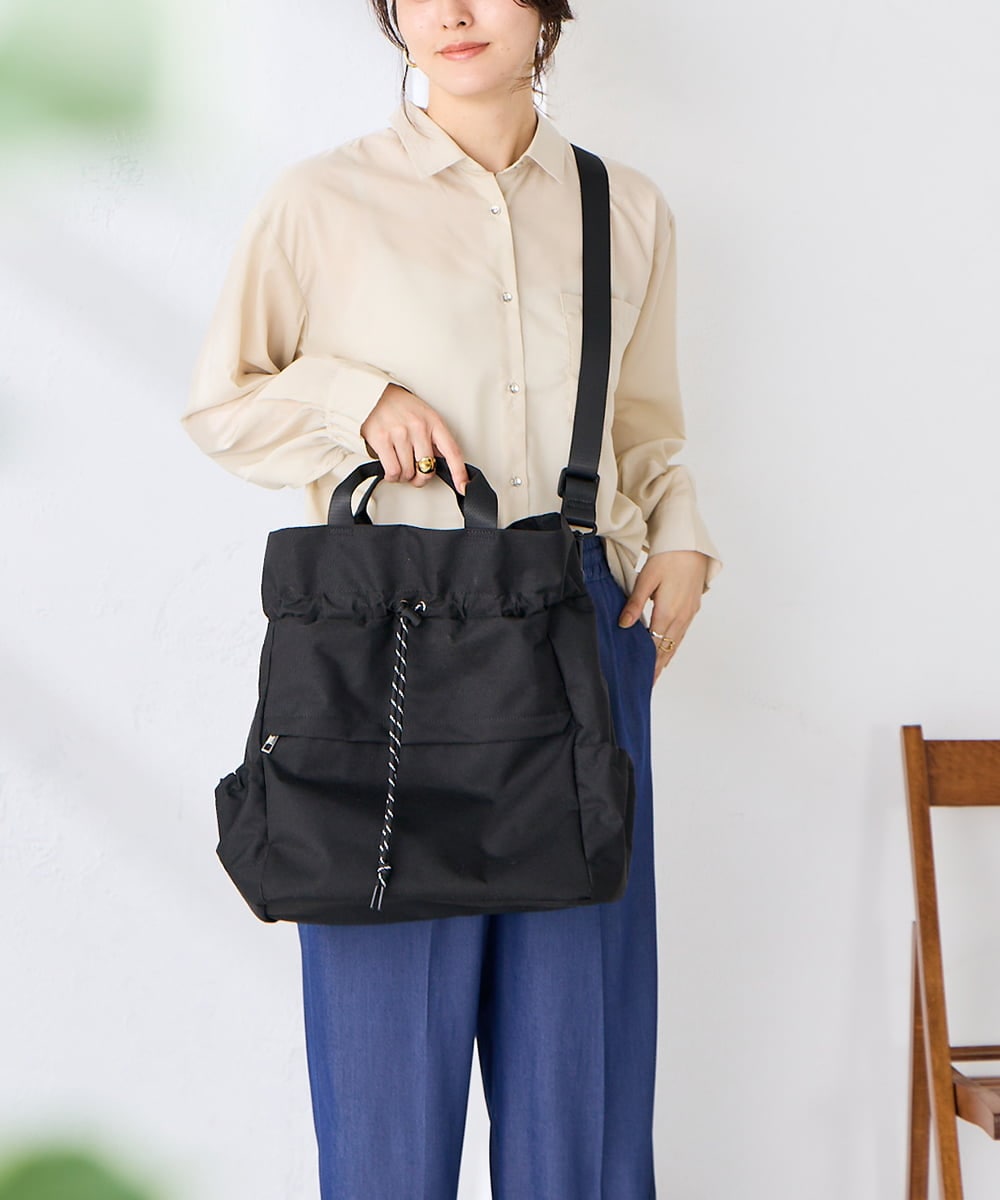 KS5GD05064 a.v.v(アー・ヴェ・ヴェ) 3WAYリュック ベージュ