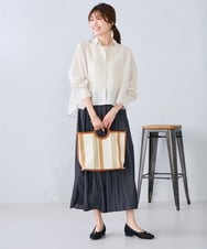 KS5GD06059 a.v.v(アー・ヴェ・ヴェ) 丸手キャンバストート ブラック