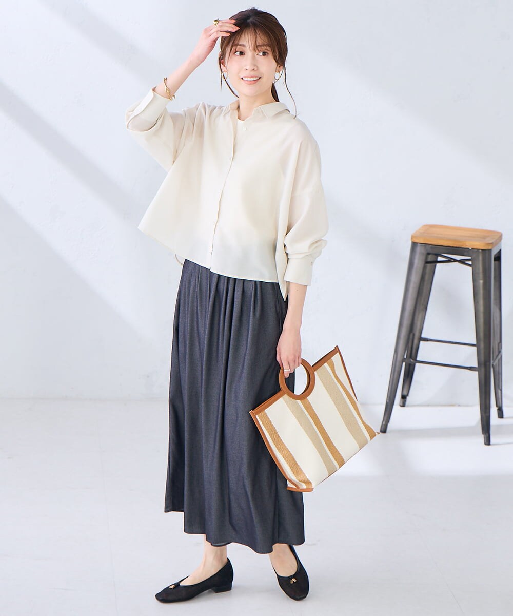 KS5GD06059 a.v.v(アー・ヴェ・ヴェ) 丸手キャンバストート ブラック