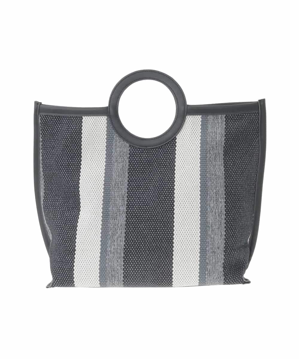 KS5GD06059 a.v.v(アー・ヴェ・ヴェ) 丸手キャンバストート ブラック