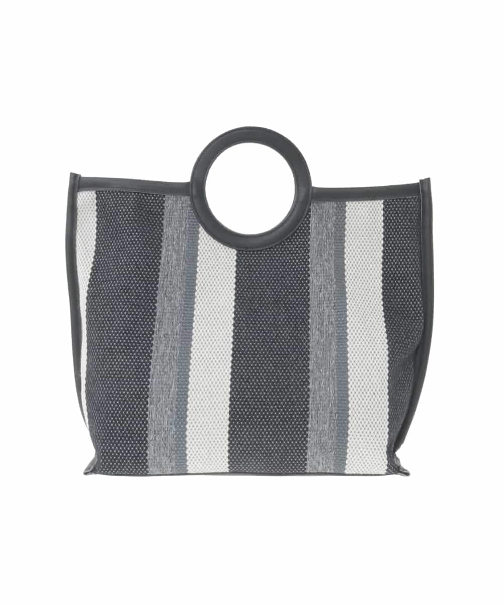 KS5GD06059 a.v.v(アー・ヴェ・ヴェ) 丸手キャンバストート ブラック