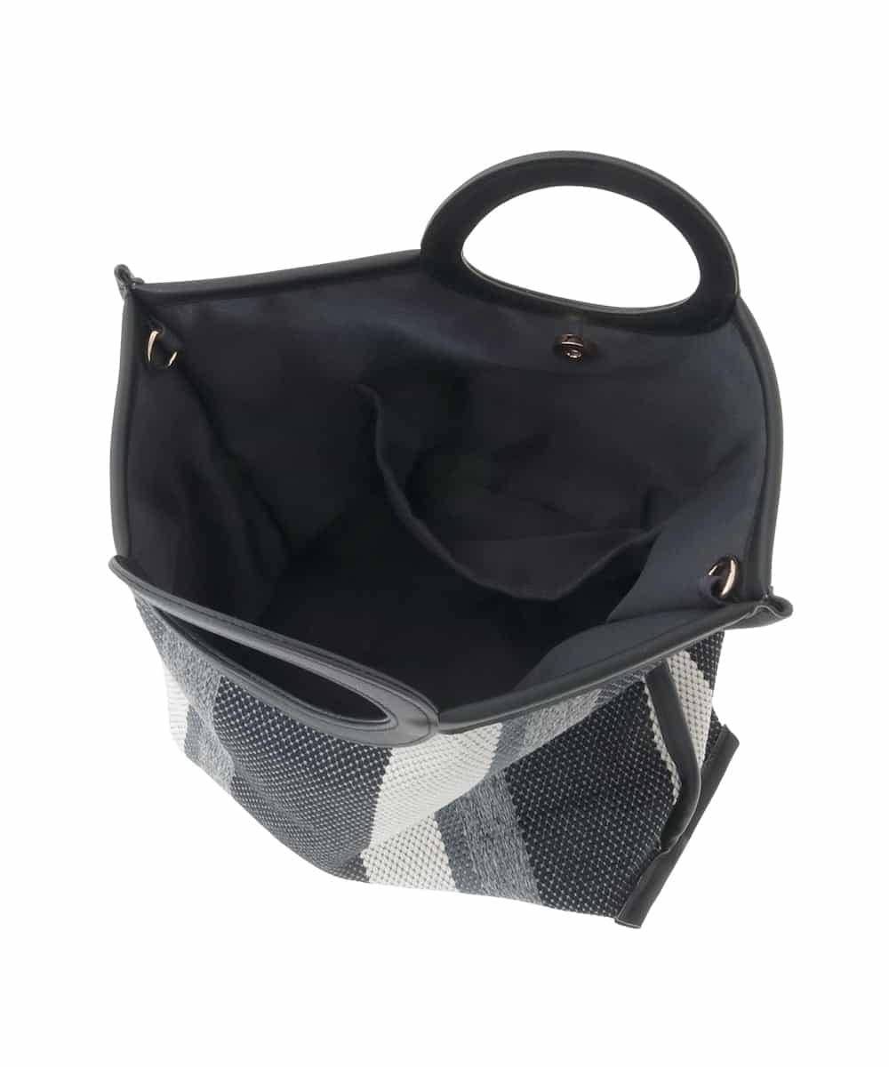 KS5GD06059 a.v.v(アー・ヴェ・ヴェ) 丸手キャンバストート ブラック