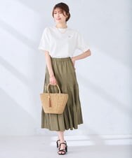 KS5GD07059 a.v.v(アー・ヴェ・ヴェ) ラメカゴバッグ ベージュ