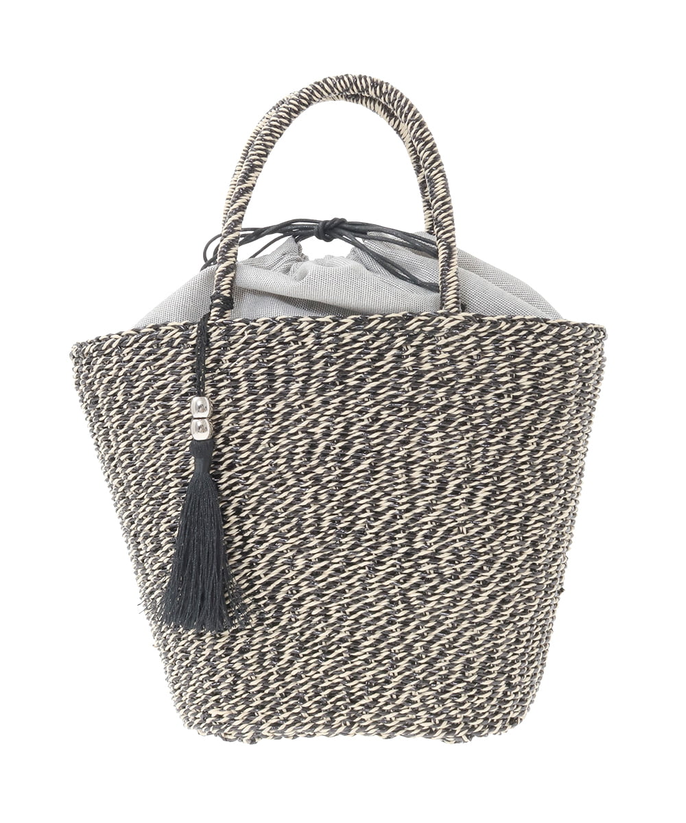 KS5GD07059 a.v.v(アー・ヴェ・ヴェ) ラメカゴバッグ ベージュ