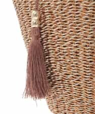 KS5GD07059 a.v.v(アー・ヴェ・ヴェ) ラメカゴバッグ ベージュ