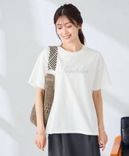 KS5GD08059 a.v.v(アー・ヴェ・ヴェ) ミックス編み雑材バッグ ブルー