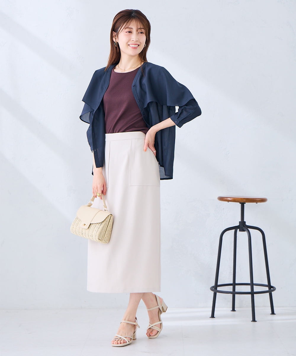 KS5GD09069 a.v.v(アー・ヴェ・ヴェ) フラップカゴショルダーバッグ ブラック