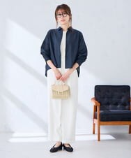 KS5GD09069 a.v.v(アー・ヴェ・ヴェ) フラップカゴショルダーバッグ ブラック